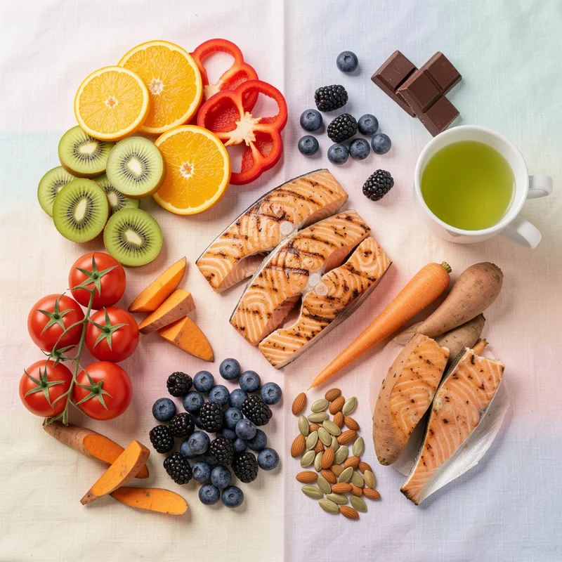 Aliments pour l'éclat du visage : la peau lumineuse vient de l'assiette
