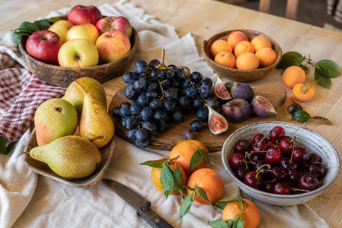 Calendrier des fruits de saison : mois par mois en France