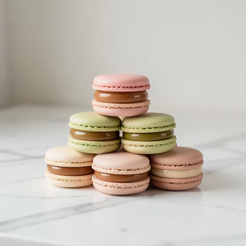 Recette macaron facile Marmiton : coques lisses et ganache en 6 étapes