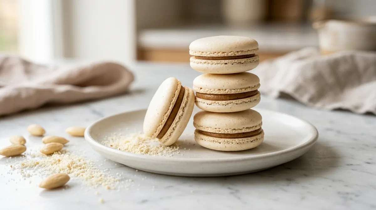 Recette macarons amandes : coques lisses et moelleuses à la poudre d'amande